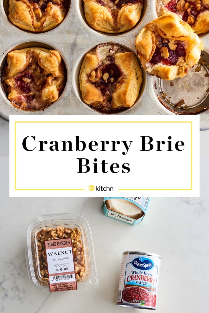 cranberry brie bites custom pin