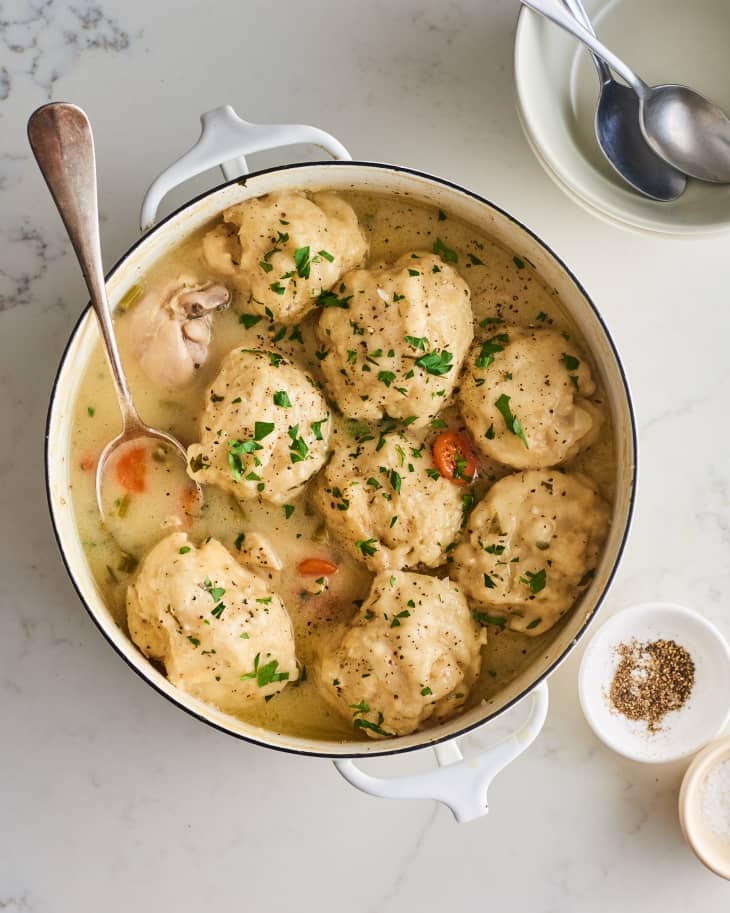 Easy Chicken and Dumplings - Home at Cedar Springs Farm