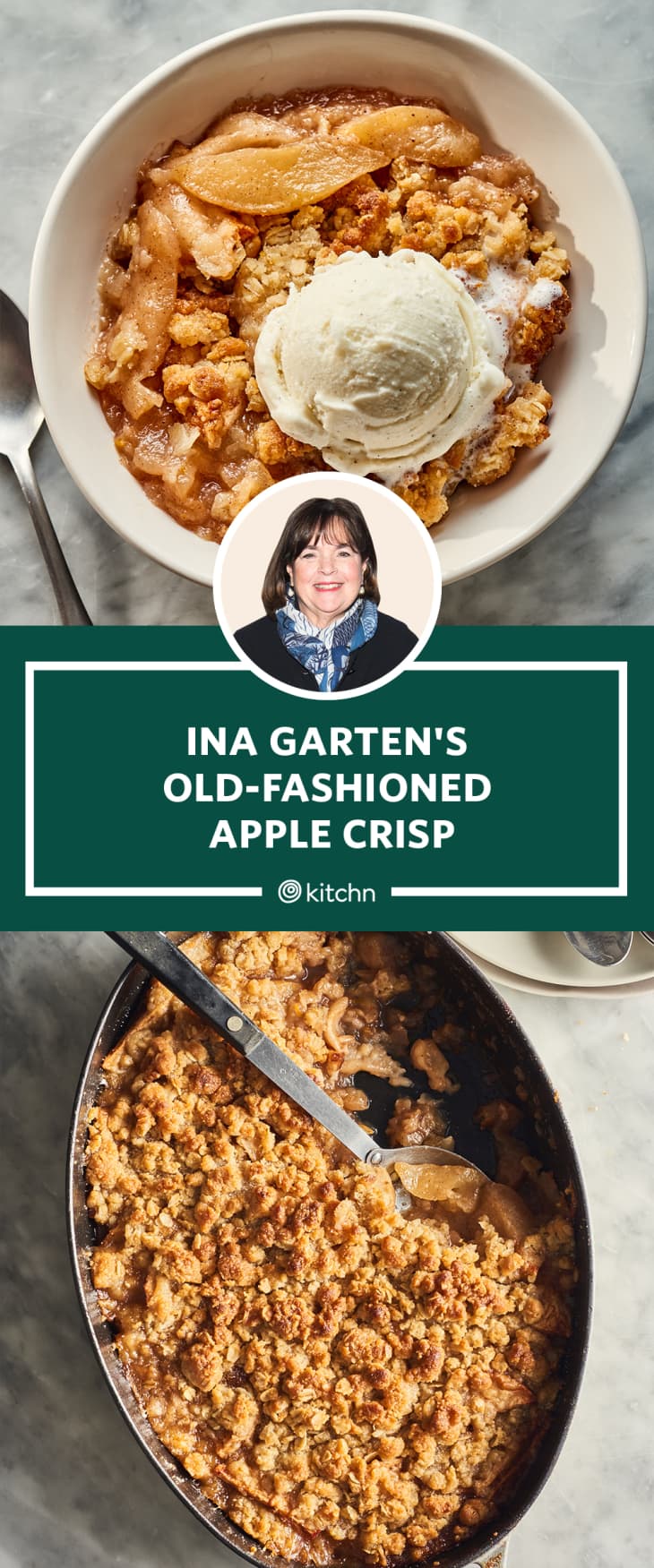 Old Fashioned Apple Crisp - Barefeet in the Kitchen