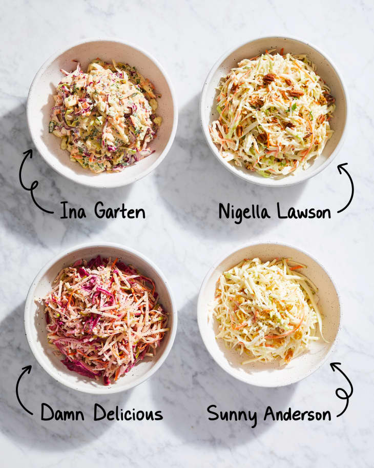 Four coleslaw recipes