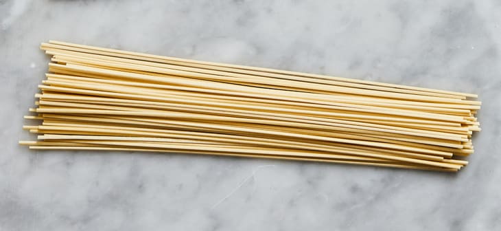 Ramen noodles on a surface