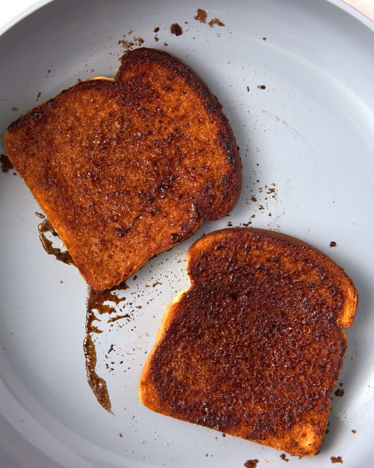 cinnamon toast in pan