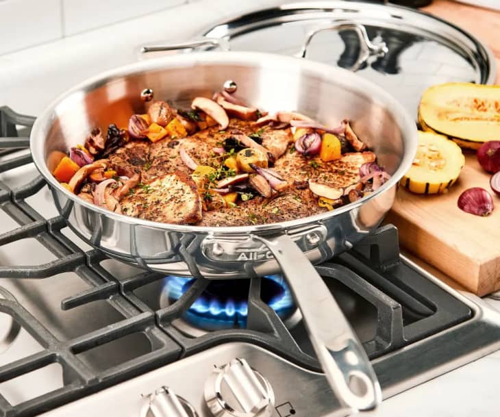 All-Clad Stainless Steel 4-Qt Weeknight Pan with Lid 