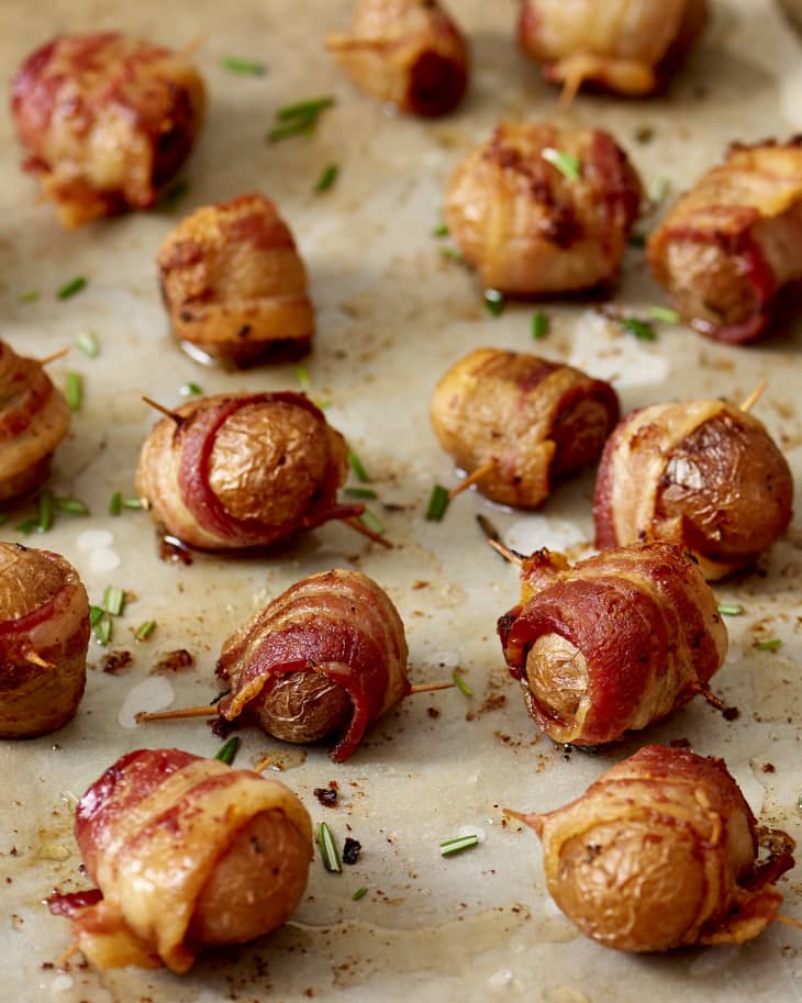 Recipe BaconWrapped Potato Bites Kitchn