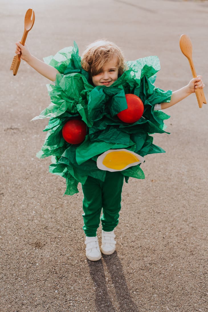 green emerald velvet dress Green Peas Hari MATAR Vegetable Kids Fancy Dress Competition Costume Buy / 6-7 Years