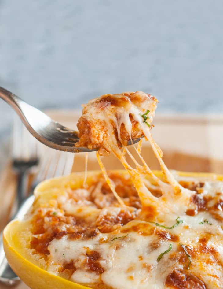 Lasagna-Stuffed Spaghetti Squash