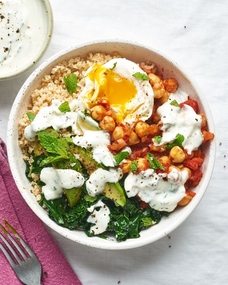 Moroccan-Spiced Chickpea Bowls