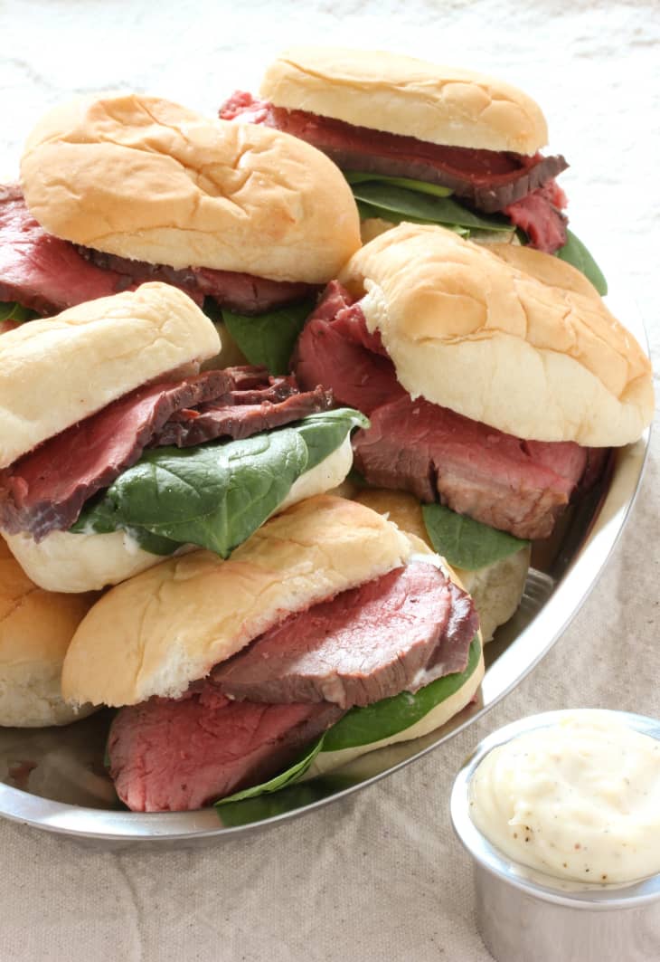 Recipe: Beef Tenderloin Sliders with Horseradish Sauce ...