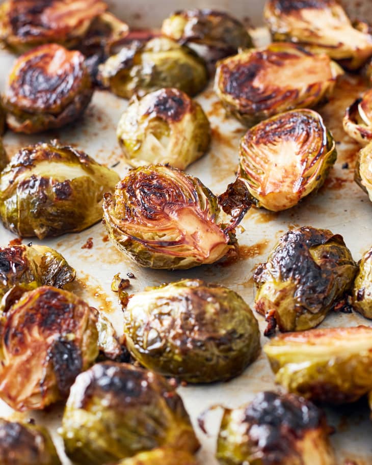 Crispy Brussels Sprouts with Balsamic and Honey