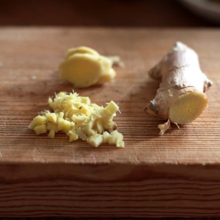 How To Peel and Mince Ginger