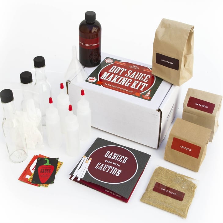 Hot Sauce Kit (Makes 7 Lip Smacking Gourmet bottles) Featuring 