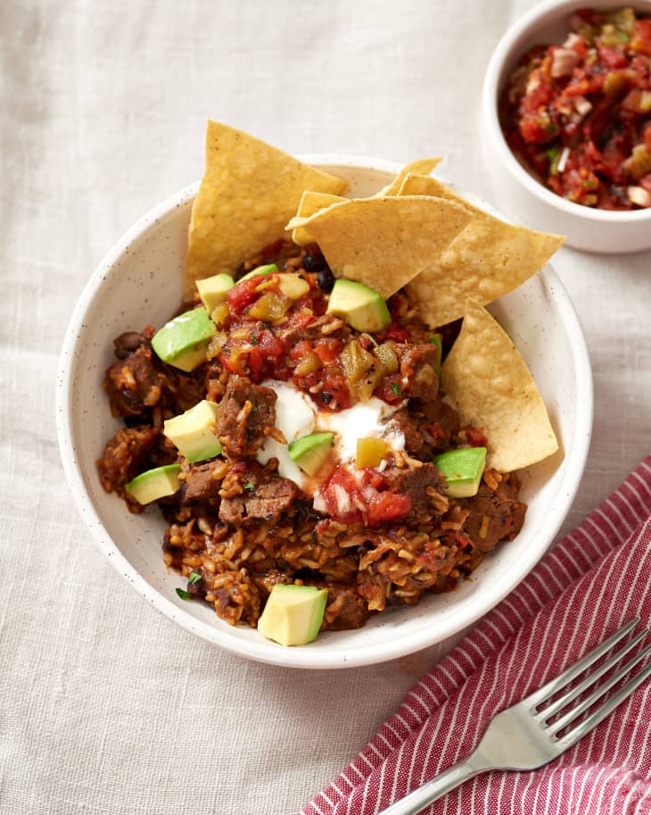 How To Make Slow Cooker Steak Burrito Bowls