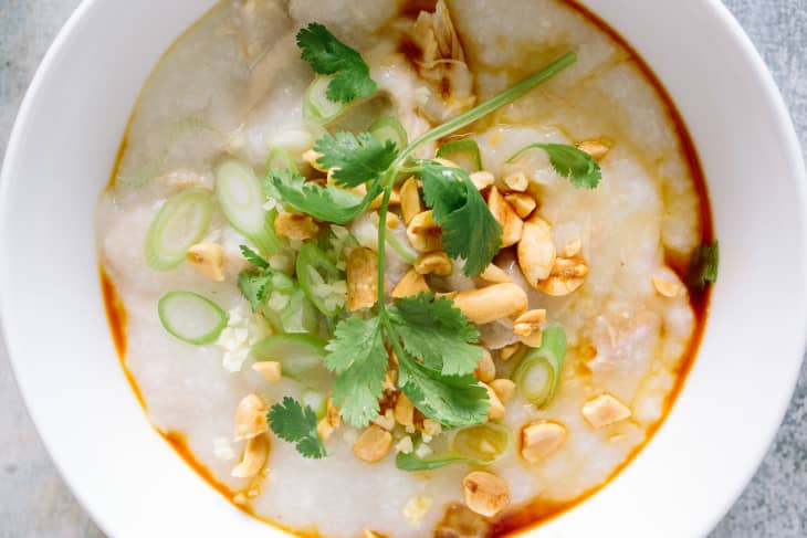 Slow Cooker Ginger Chicken Congee