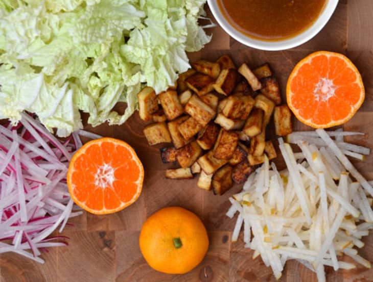 Napa Cabbage and Tofu Salad