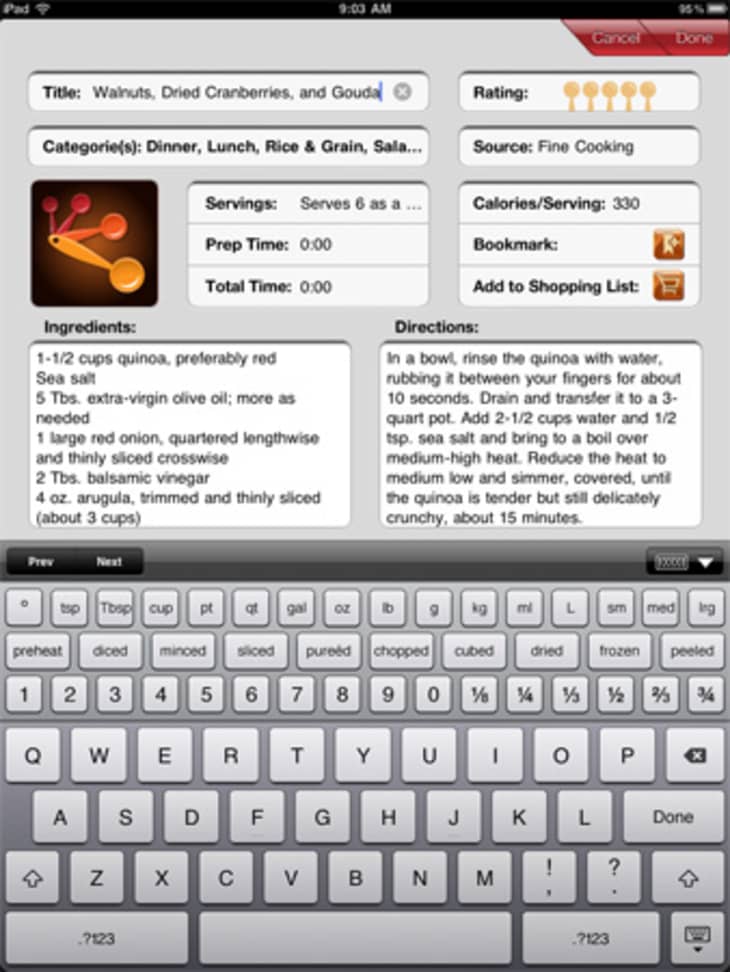 The Recipe Box A New Recipe Organizer for Your iPad Kitchn