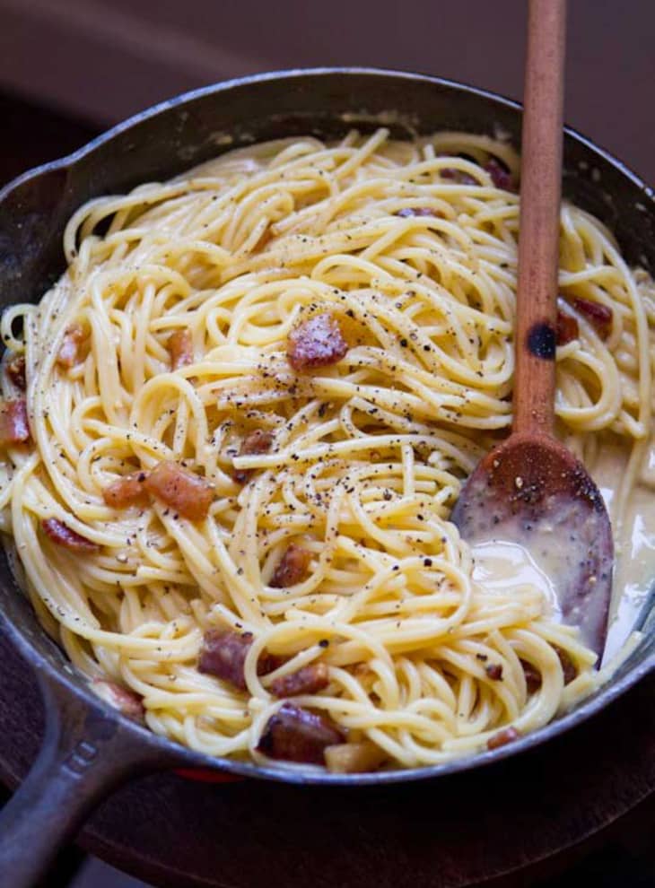 Recipe Authentic Spaghetti Alla Carbonara Kitchn