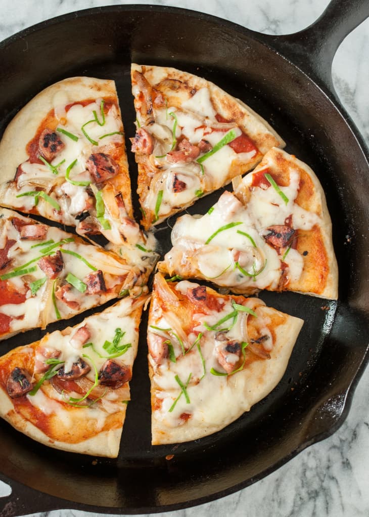How To Make Skillet Pizza on the Stovetop