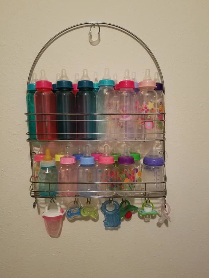 9 BRILLIANT BABY BOTTLE STORAGE IDEAS  Baby bottle storage, Baby bottle  organization, Baby food organization