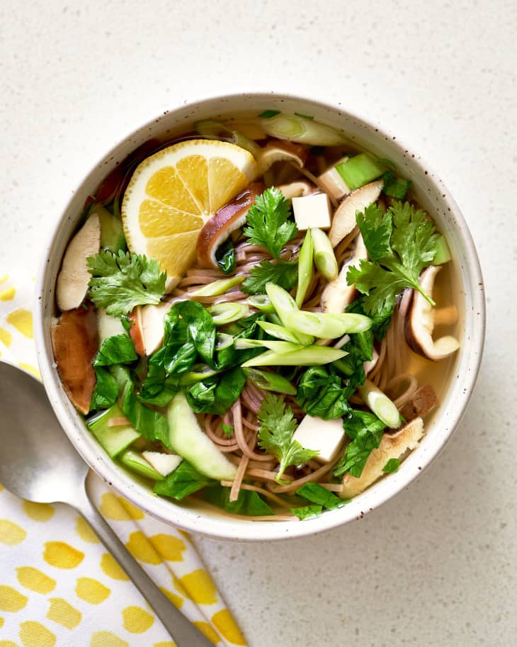 Gingery Tofu Slow Cooker Soup