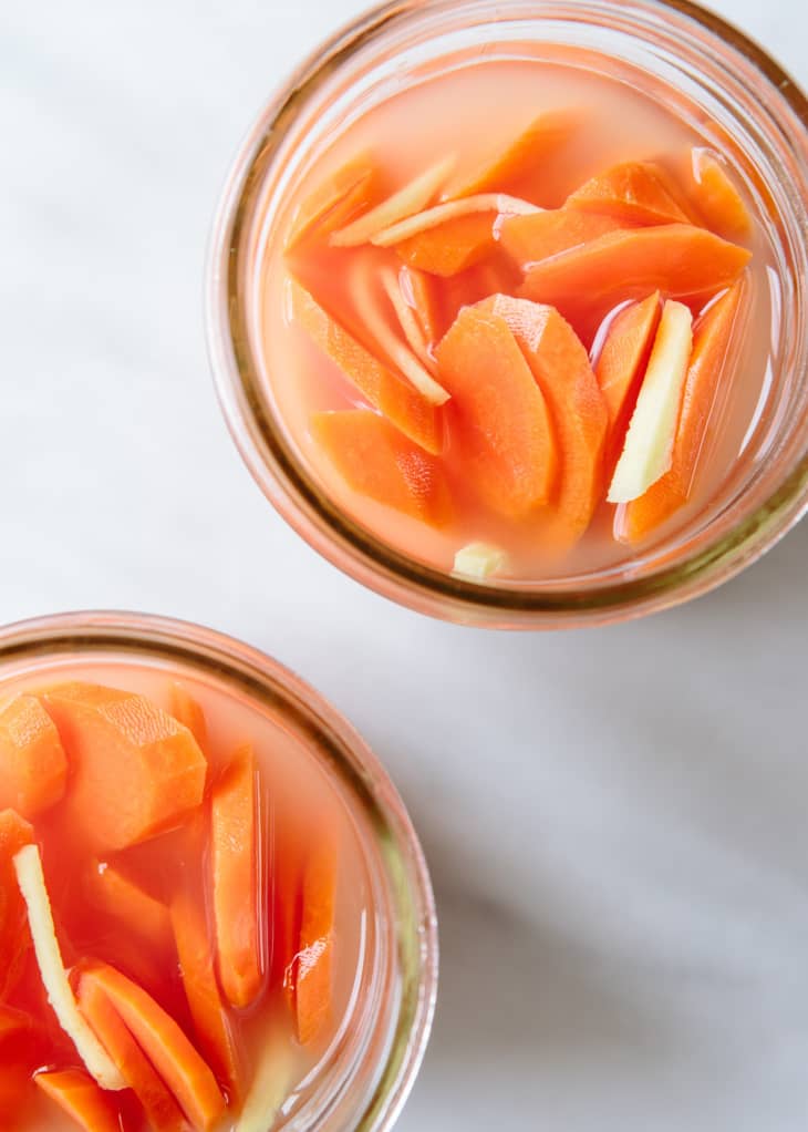 Hugh Acheson's Fermented Carrots with Galangal and Lime
