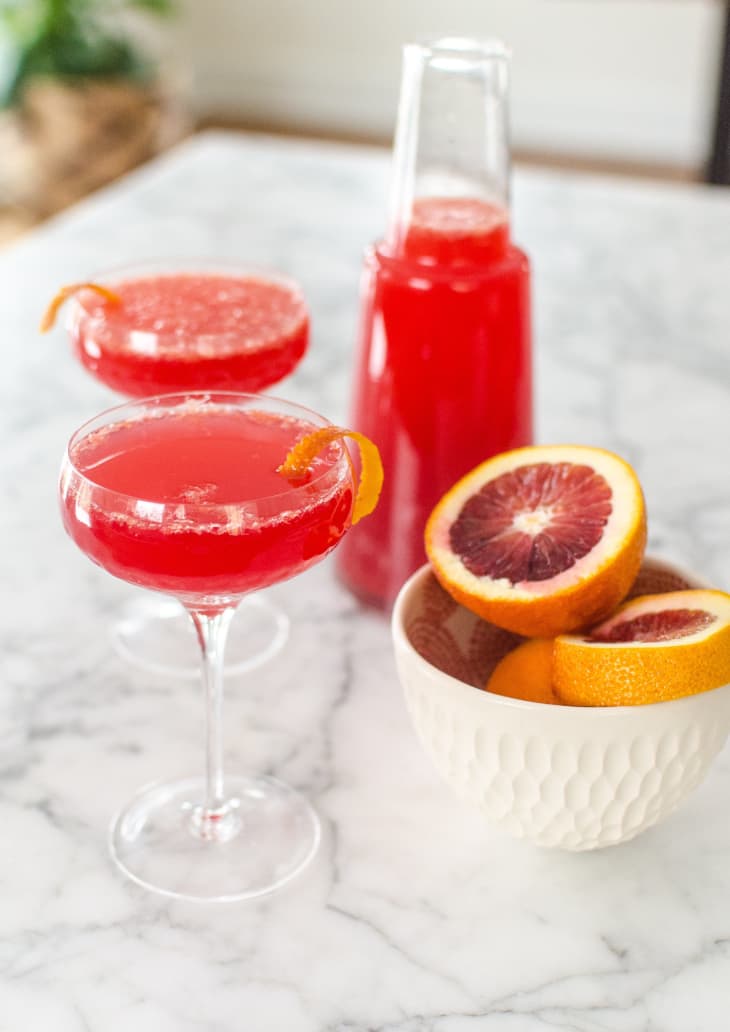 Blood Orange Mimosa Pitcher Cocktail