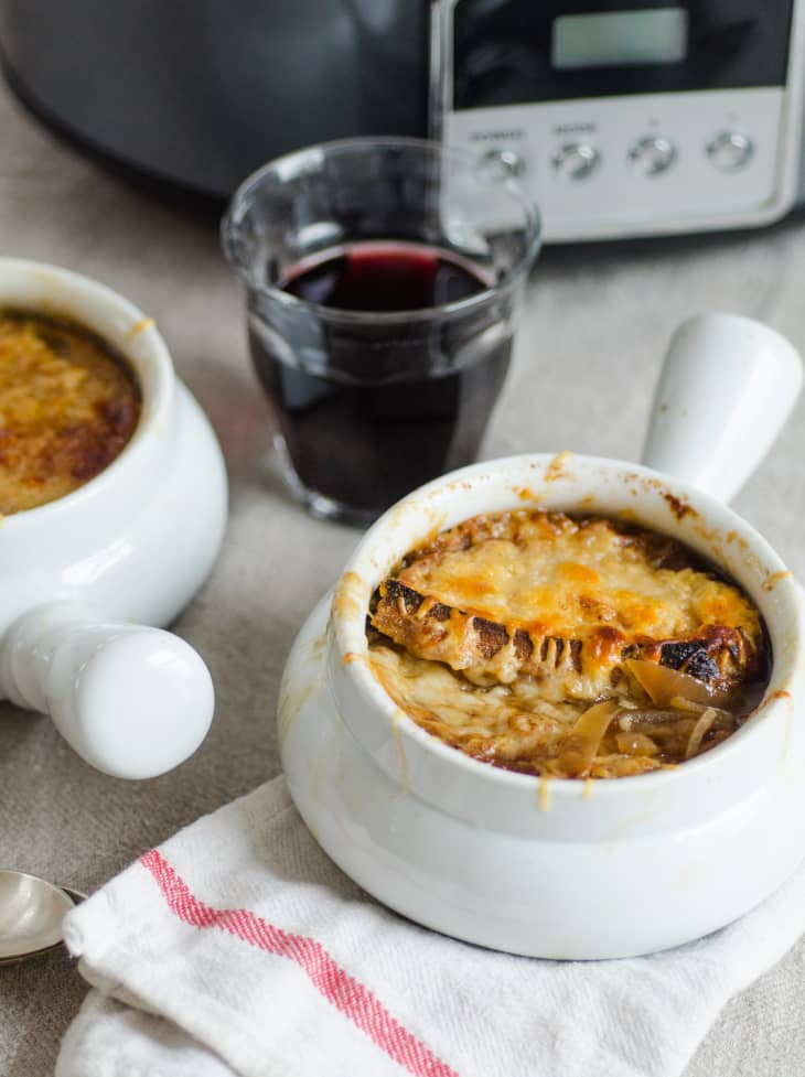 How To Make French Onion Soup in the Slow Cooker
