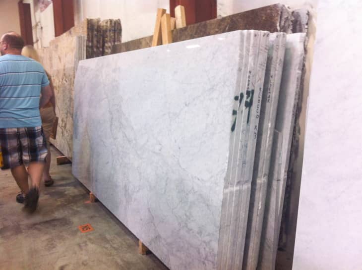 Faith S Kitchen Renovation How We Finally Got Our Carrara Marble Countertops Kitchn,Mosslanda Picture Ledge Black 45 14