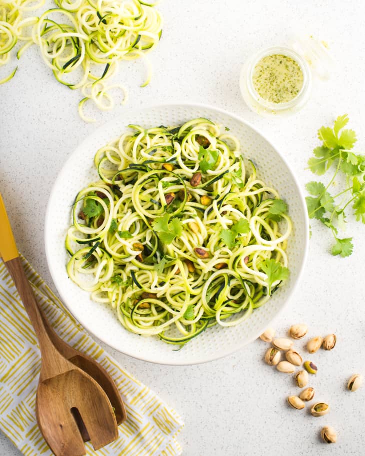 How to Make Zucchini Noodles (Zoodles) - Salads with Anastasia