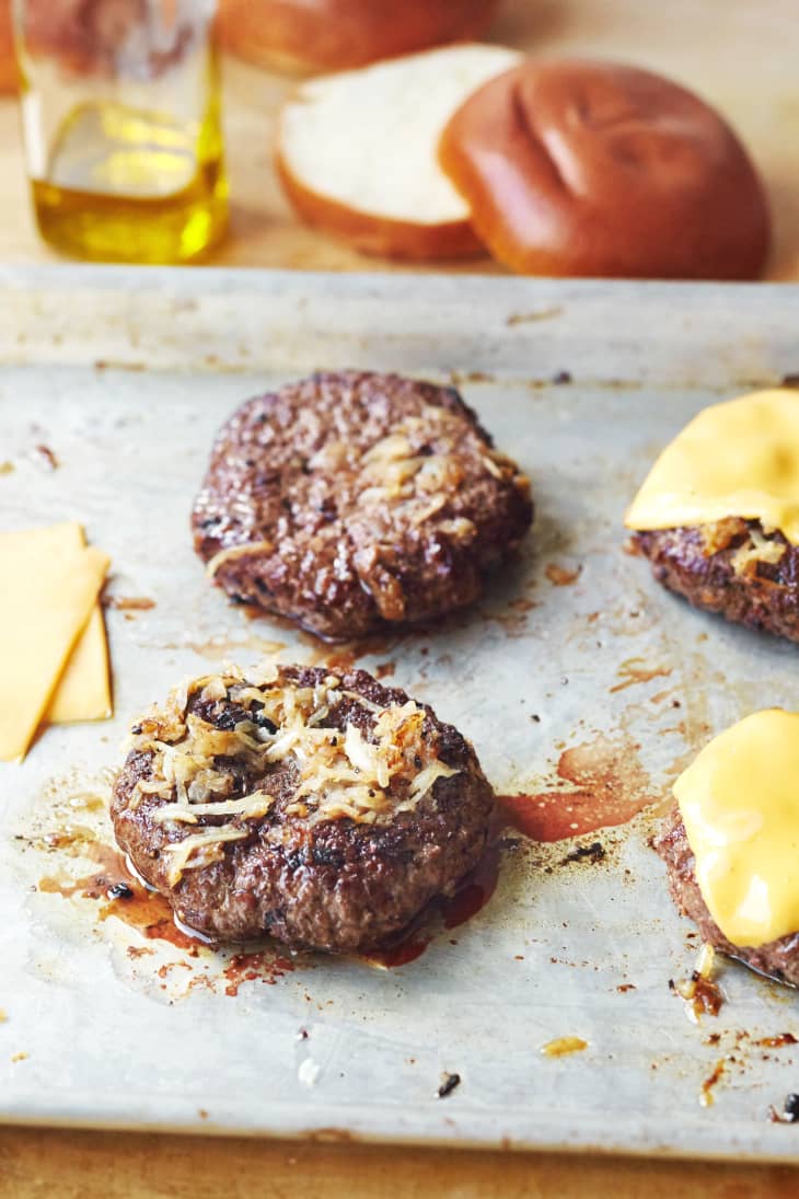 Recipe: Sheet Pan Burgers and Fries