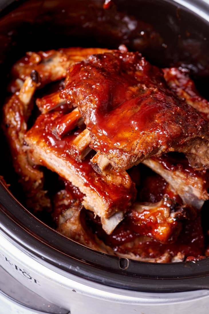 How To Make the Best BBQ Baby Back Ribs in the Slow Cooker ...