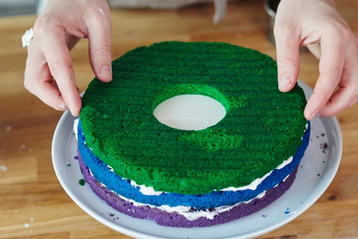 Rainbow Surprise Inside Cake Recipe 