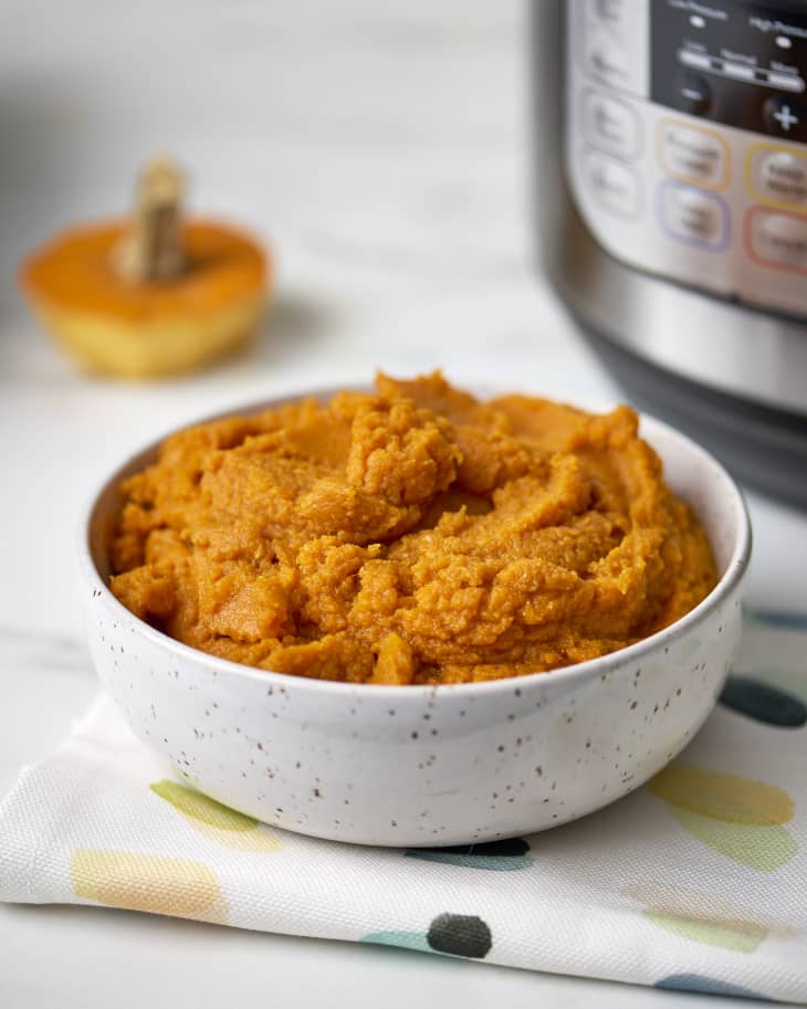 Recipe: Instant Pot Pumpkin Purée | Kitchn
