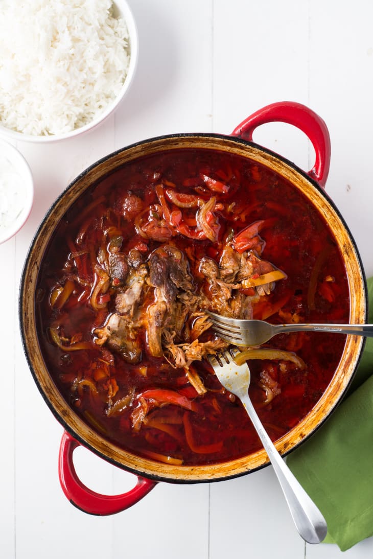 Jamie Oliver’s pork and chile-pepper goulash