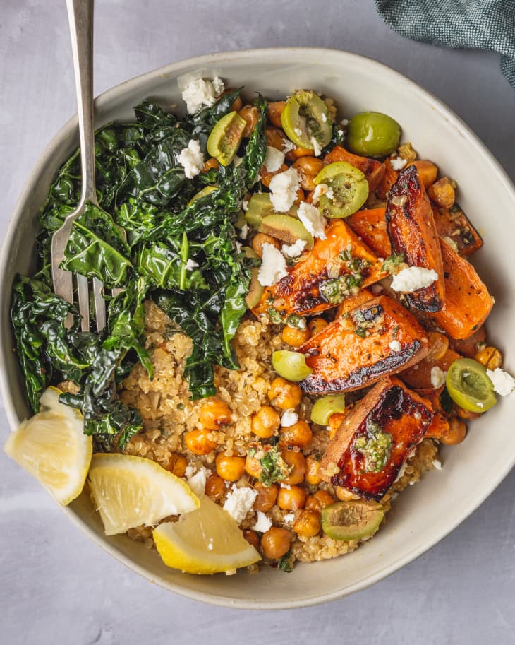 How to Cook Sweet Potatoes So They Hold Their Shape in Grain Bowls