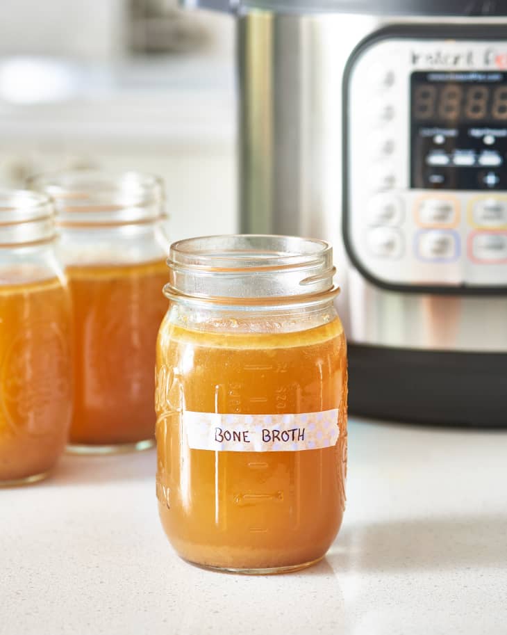 How To Make Chicken or Beef Bone Broth in the Instant Pot