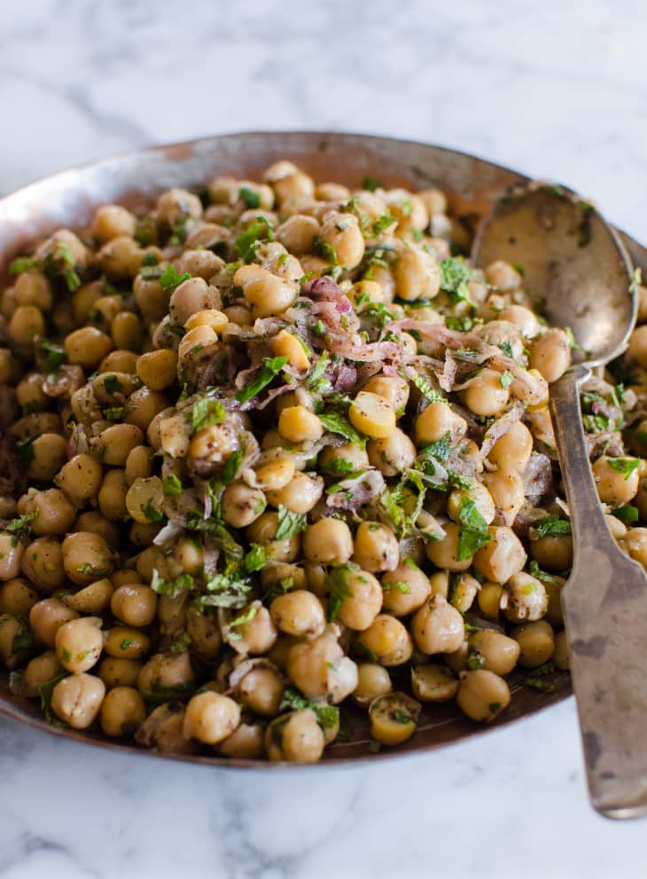 Chickpea Salad with Red Onion, Sumac, and Lemon
