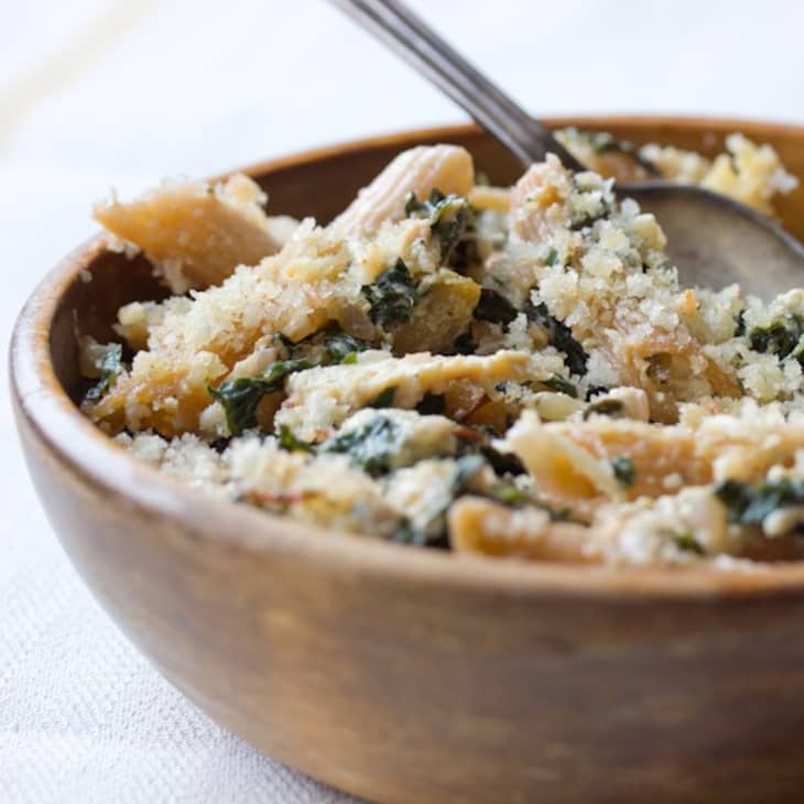 Chicken and Swiss Chard Pasta Bake