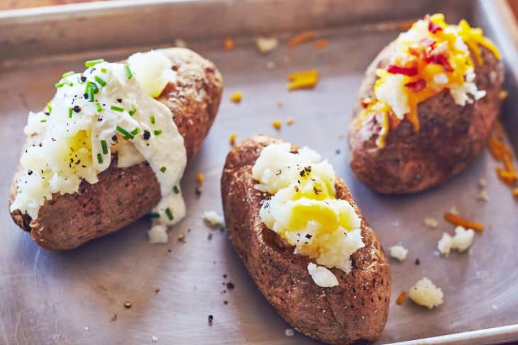 How To Bake Potato In Foil Two Other Easy Baked Potato Methods Kitchn