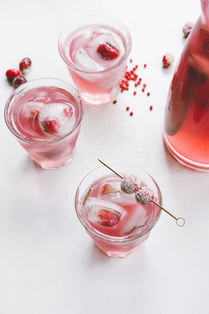 Rosé, Gin & Pink Peppercorn Pitcher Cocktail