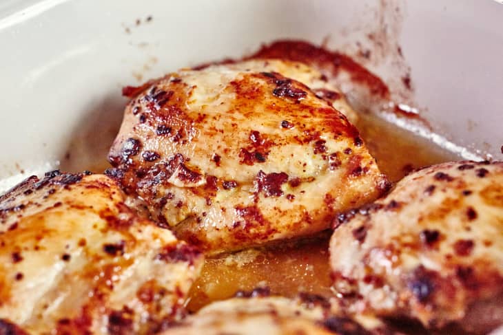 How To Cook Boneless Skinless Chicken Thighs In The Oven Kitchn