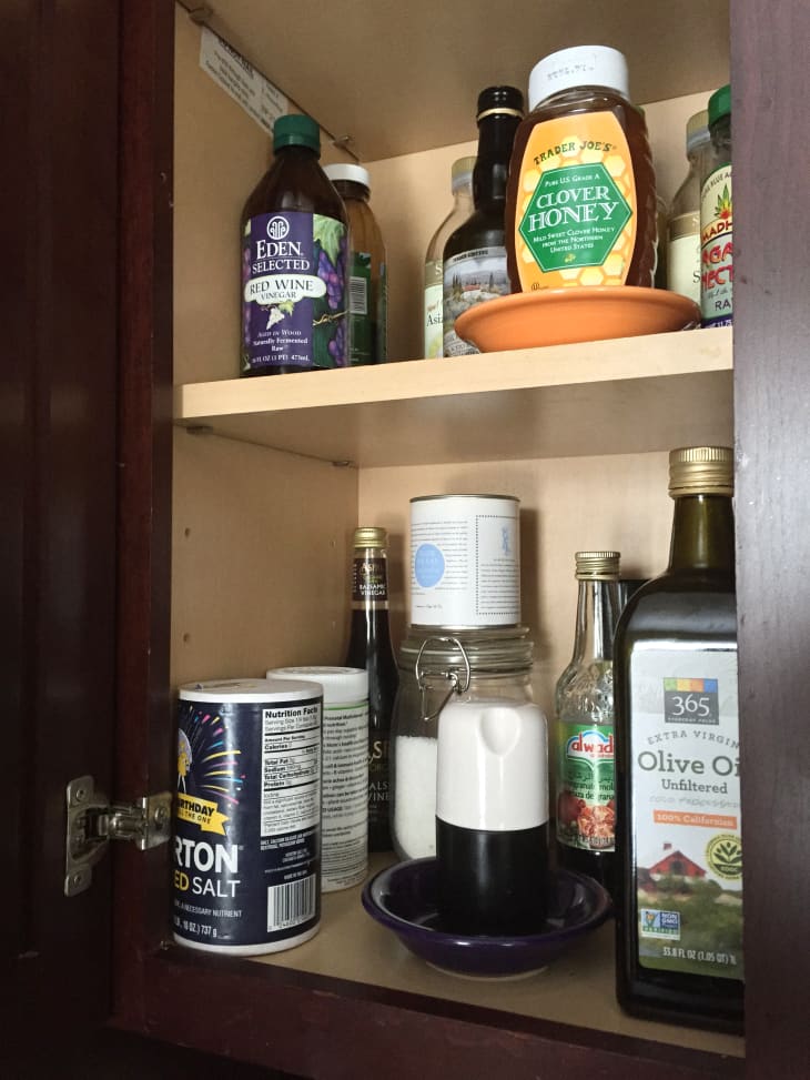 Kitchen storage idea for cups and drink bottles cupboard - The Organised  Housewife