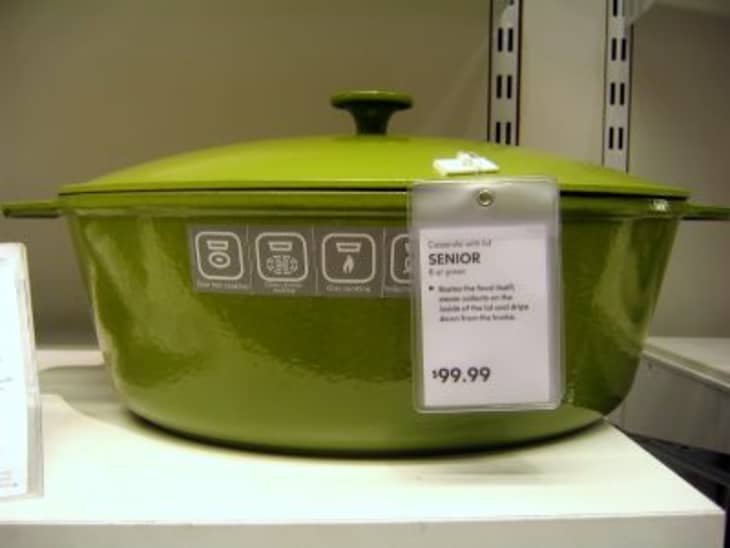 IKEA Senior Series 5.3 Quart Red Cast Iron Dutch Oven With Lid. Made in  France. Model 20538. 