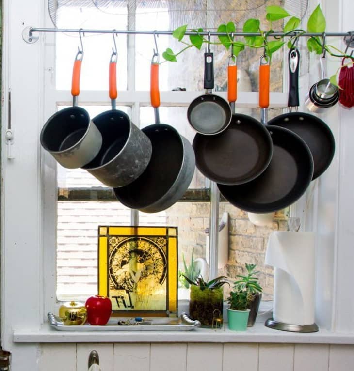 6 Best Hanging Pot Rack Ideas to Keep Pans Organized in the Kitchen