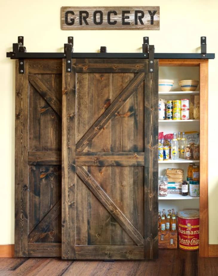 Barn Door Pantry