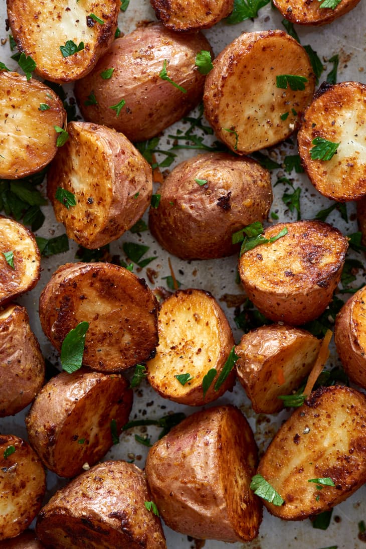 3-Ingredient Roasted Dijon Potatoes