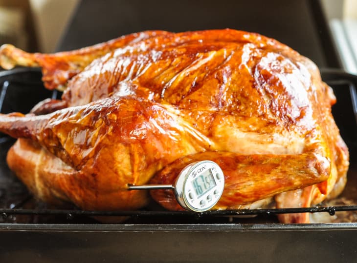 How to Insert a Meat Thermometer Into a Turkey Thigh