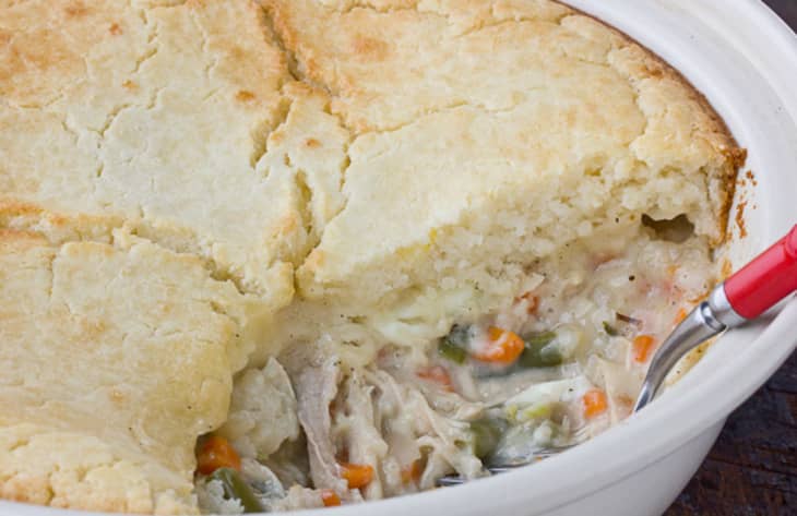 Comfort Food Recipe Chicken Pot Pie With Biscuit Topping Kitchn