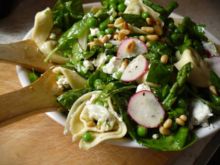 Tortellini and Spring Vegetable Salad