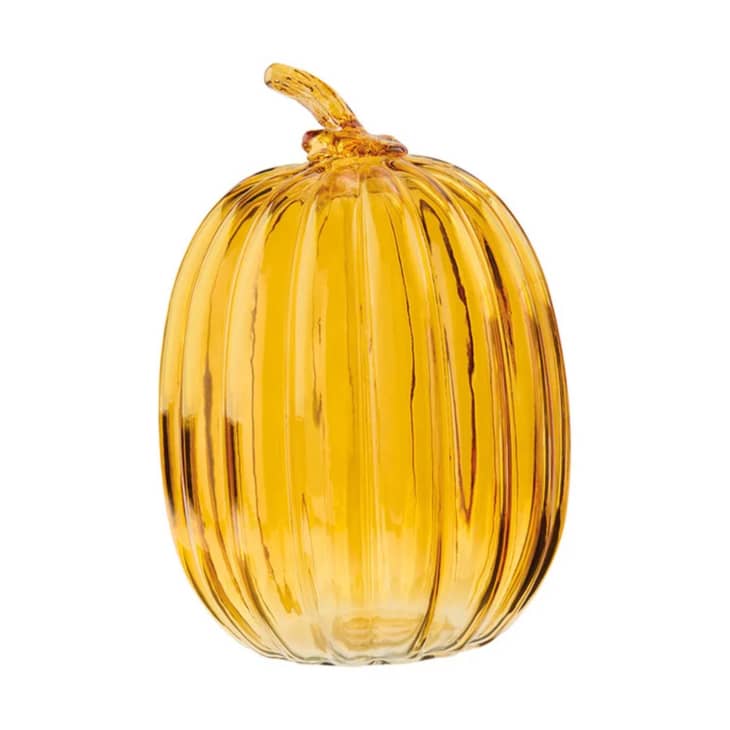 Product Image: Huntington Home Orange Glass Decorative Pumpkin
