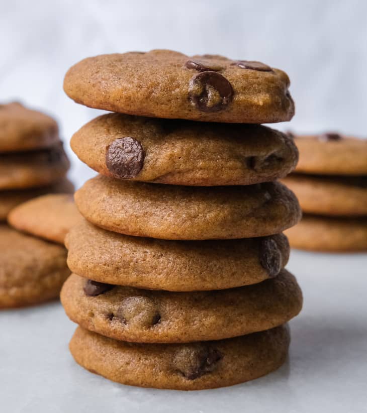 Reese Witherspoon's Pumpkin Cookies in a stack